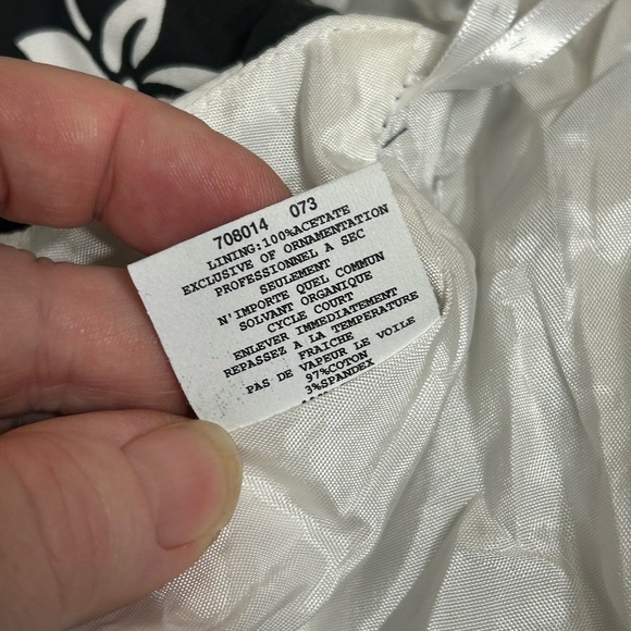 Jessica McClintock Gunne Sax Y2K Strapless Floral Damask Homecoming Dress - Picture 11 of 12